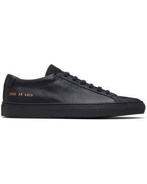 Common Projects Achilles Premium Trainers - Black