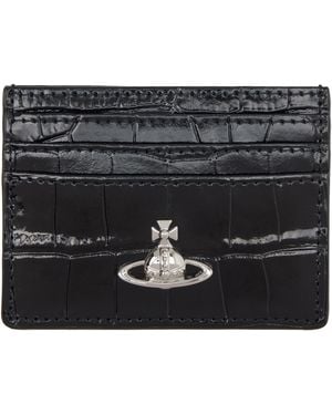 Vivienne Westwood Flat Card Holder - Black