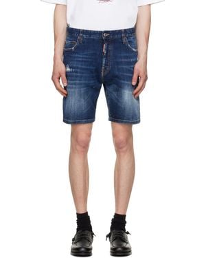 DSquared² Marine Denim Shorts - Blue