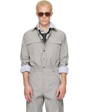 Bottega Veneta Cotton Shirt - Grey