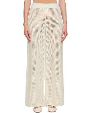 Lisa Yang Off- Mei Lounge Trousers - Natural
