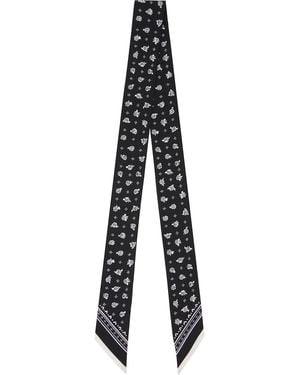 Givenchy Bandana Bandeau Silk Scarf - Black