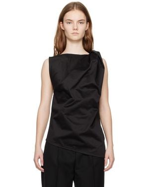 TOTEME Shoulder-twist Blouse - Black