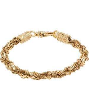 Emanuele Bicocchi Small Braid Bracelet - Black