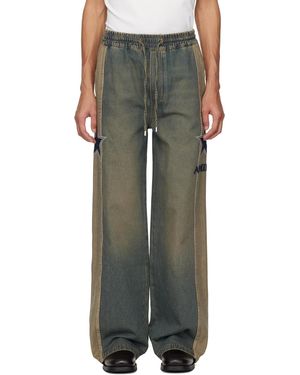 Amiri Sport Denim Track Trousers - Multicolour