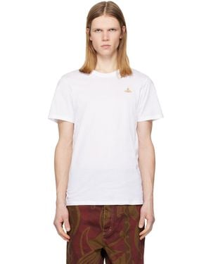 Vivienne Westwood Embroidered Logo T-Shirt - White