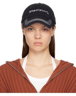 Acne Studios Twill Logo Cap - Blue