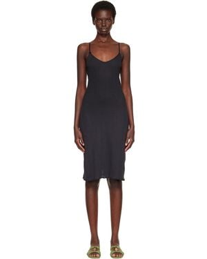 Cou Cou 'The Midi Slip' Midi Dress - Black