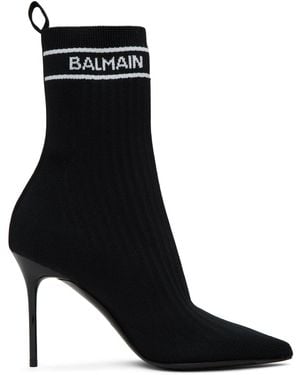 Balmain Skye Sock Boots 95 - Black