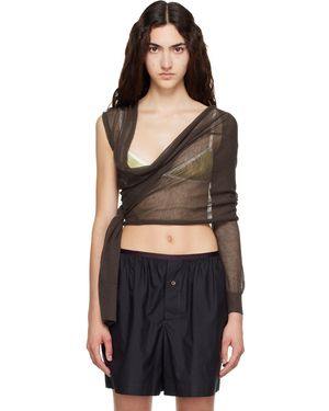 Paloma Wool Cardigan Cache-Cœur Samira Brun - Noir