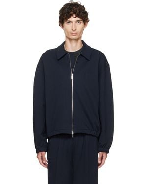 Helmut Lang Terry Zip Jacket - Blue