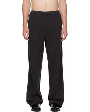 Jil Sander Fleece Trousers - Black