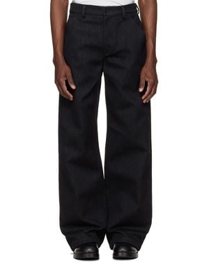 Rier Gabardine Trousers - Black