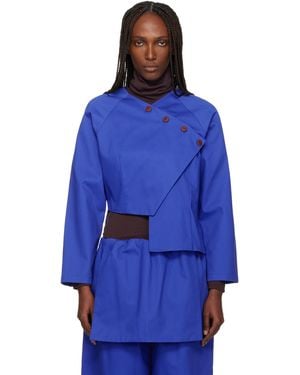 SC103 Peak Blouse - Blue