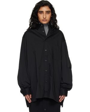 Y-3 Cotton Long Sleeve Shirt - Black