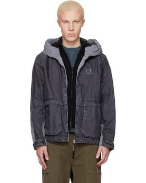 C.P. Company 50 Fili Wax Explorer Jacket - Black