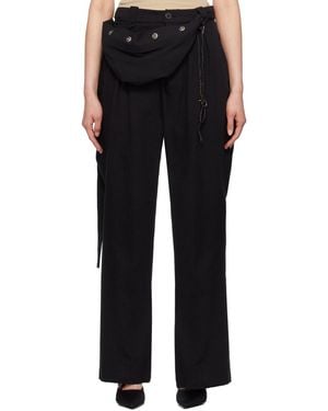 Hyein Seo Ssense Exclusive Pants - Black