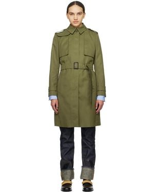 Mackage Khaki Winn Trench Coat - Green