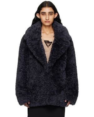Stella McCartney Short Faux-shearling Jacket - Black