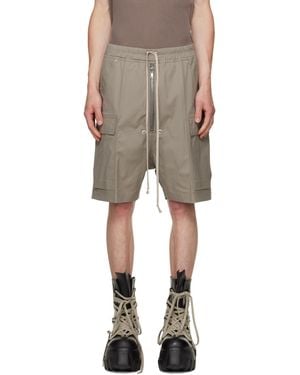 Rick Owens Tower Cargobela Shorts - Natural