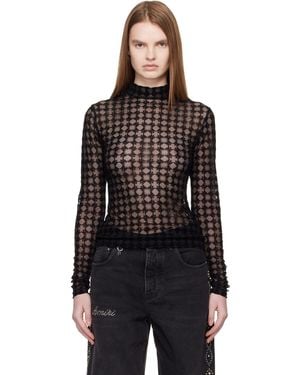 Amiri Ma Quad Flocked T-Shirt - Black