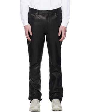 Stolen Girlfriends Club Drum Solo Leather Trousers - Black