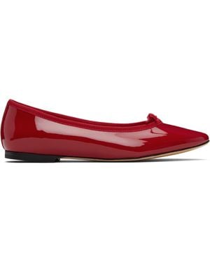 Repetto Cendrillon Pointed-Toe Ballerina Flats - Red