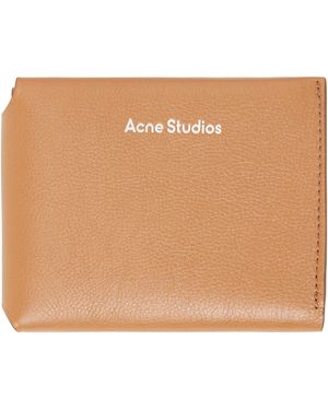 Acne Studios Fold Wallet - Natural