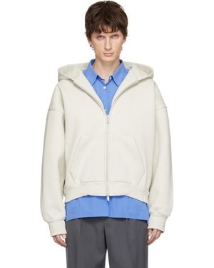 Seventh Off- V2 Zipped Hoodie - Blue
