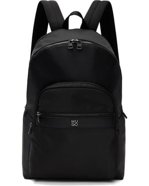 HUGO Bonded Logo Backpack - Black