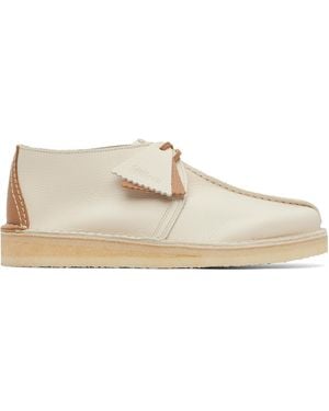 Clarks Off- Desert Trek Derbys - Natural