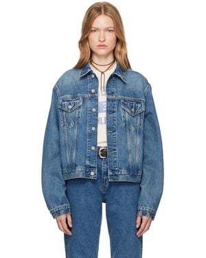 RE/DONE 'The Mel Trucker' Denim Jacket - Blue