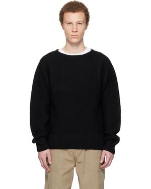 Visvim Boatneck Sweater - Black