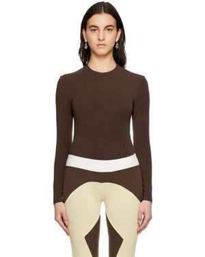 Paris Georgia Basics Backless Bodysuit - Black