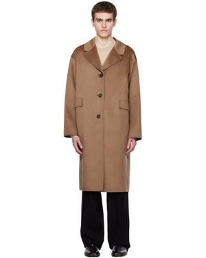 Max Mara Beige James Coat - Black
