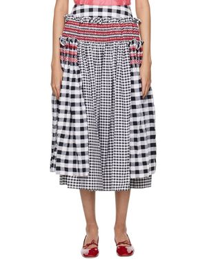 Molly Goddard Jupe Midi Penny Noire