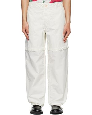 KENZO Paris 'Boke Flower 2.0' Technical Trousers - White