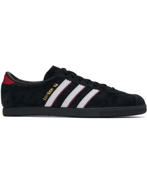 adidas Originals Burgundy London 96 Trainers - Black