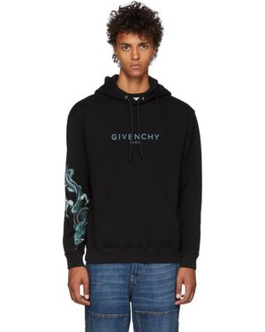 Givenchy Black Dragon Capricorn Logo Hoodie