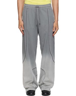 Off-White c/o Virgil Abloh Garment Dye Slouchy Track Pants - Gray