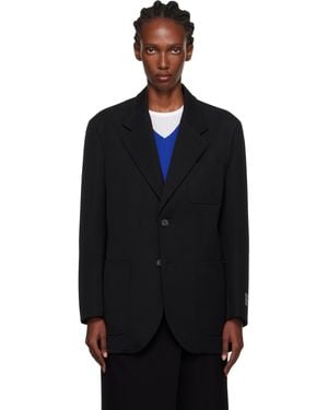 DUNST Oversized Wool Blazer - Blue