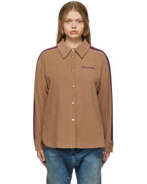 Palm Angels Corduroy Fleece Shirt Jacket - Multicolour