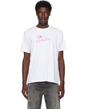 Dime Satin T-Shirt - White
