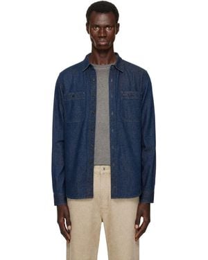 RRL Denim Work Shirt - Blue