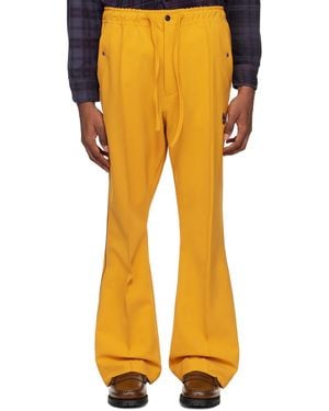 Needles Piping Cowboy Pants - Yellow