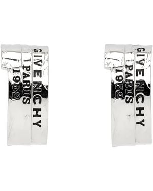 Givenchy Tape Earrings - Metallic