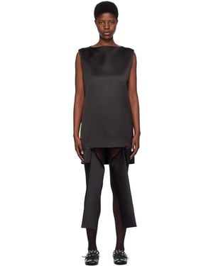 we11done Strap Minidress - Black