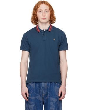 Vivienne Westwood ネイビー Classic ポロシャツ - ブルー