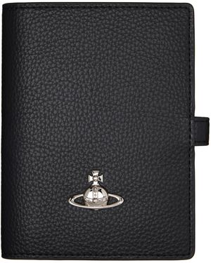 Vivienne Westwood Orb Passport Holder - Black