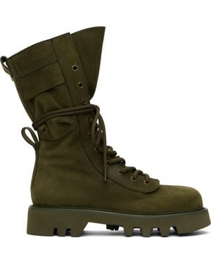【関税込み】JW Anderson ベージュ レザー コンバットブーツ メンズ JW Anderson ブーツ | オンラインセールは最大53%オフ | Lyst